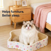 Petal-Shaped Corrugated Paper Cat Scratcher