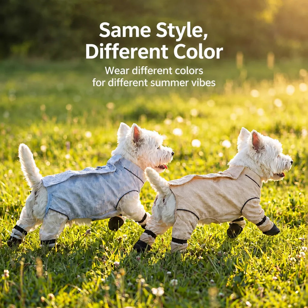 Lightweight Four-Leg Mesh Suit for Small Dogs