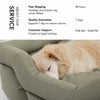 Elevated Steel-Frame Pet Bed with Breathable Fabric