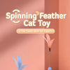 Cat Spinning Wheel Toy with Feather Wand and Play Balls