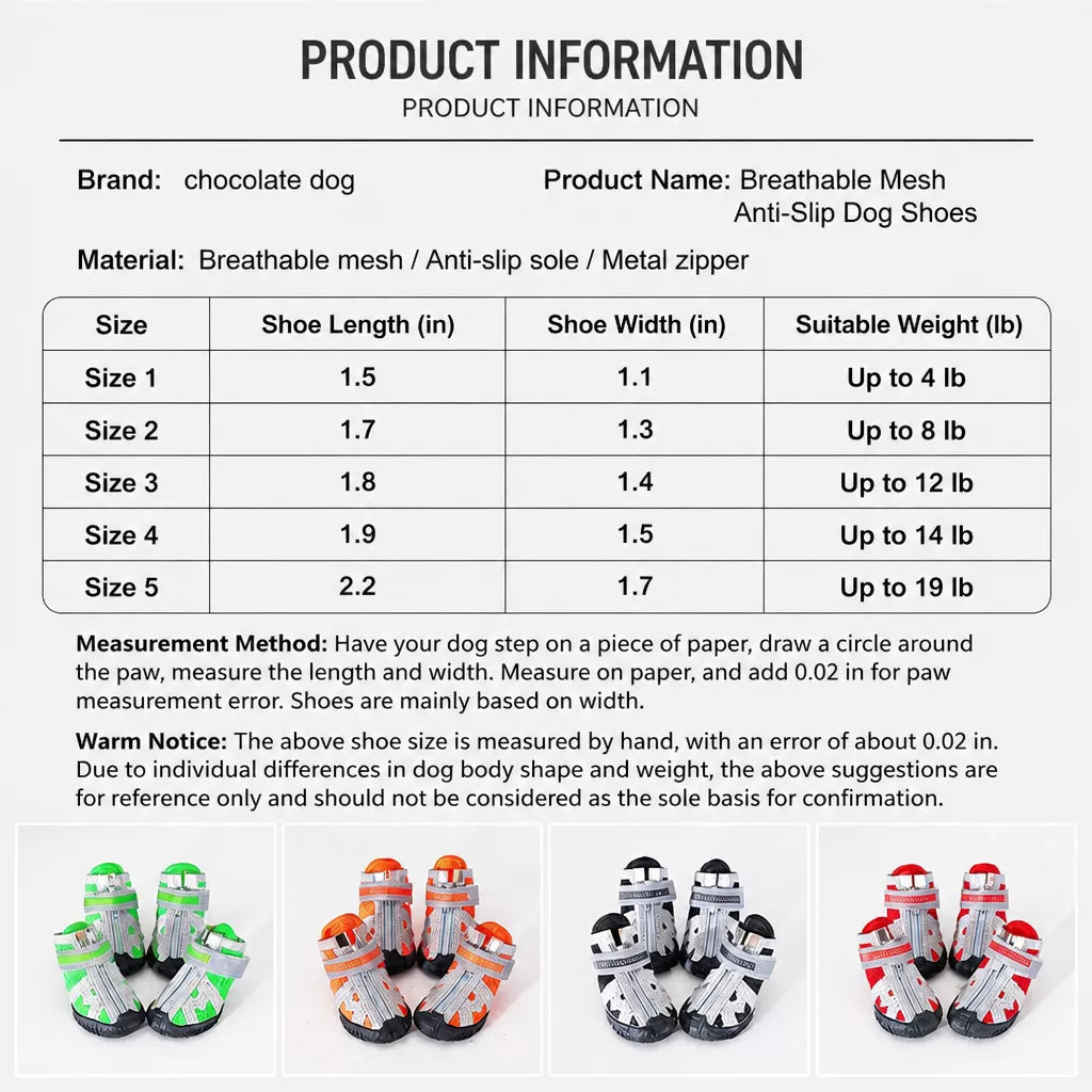 Small Dog Shoes with Soft Soles