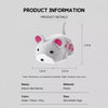 Electronic Plush Hamster Toy with Sound for Cats