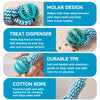 Rope Tug and Treat-Dispensing Dog Toy