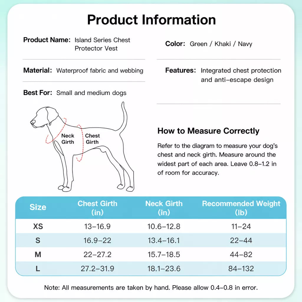 Adjustable Vest-Style Dog Harness