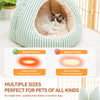 Covered Tent-Style Pet Bed for Cats and Small Dogs