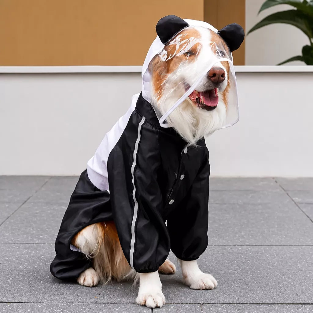 Full-Coverage Four-Leg Waterproof Raincoat for Dogs