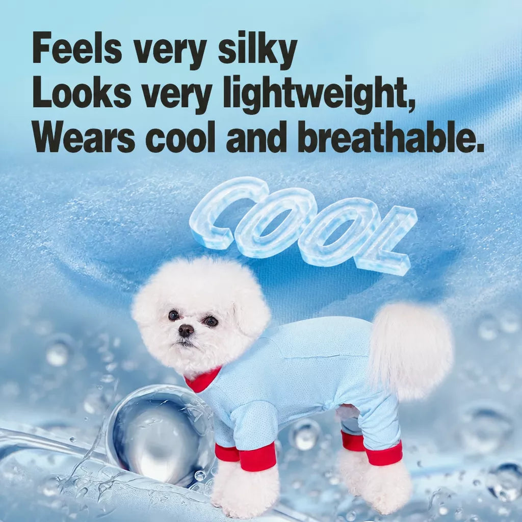 Lightweight Four-Leg Summer Shirt for Small Dogs
