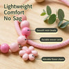 Adjustable Nylon Pet Collar with Wooden Accent and Bell