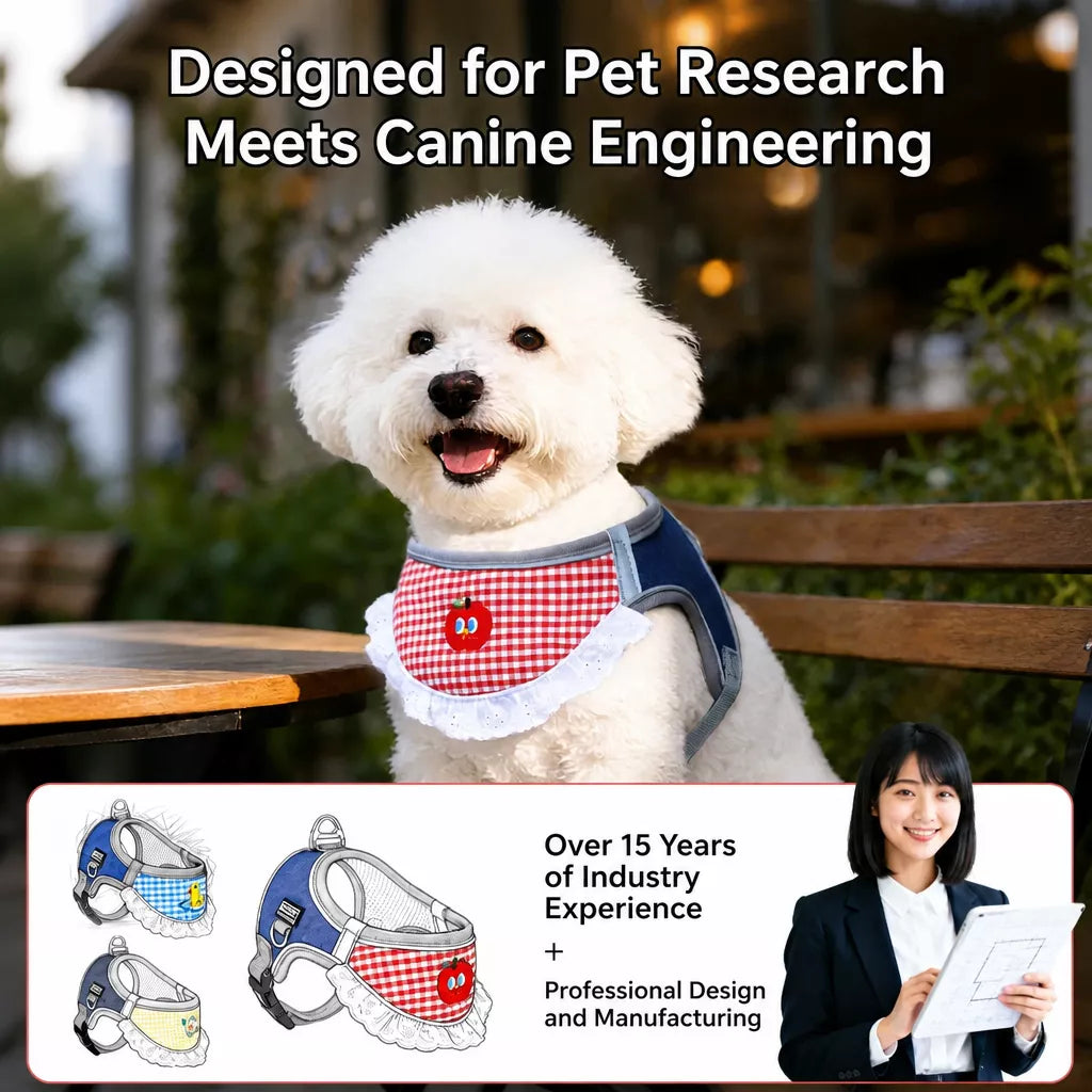 Nylon Vest-Style Dog Harness for Small to Medium Dogs