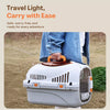 Portable Plastic Pet Carrier for Small Dogs and Cats