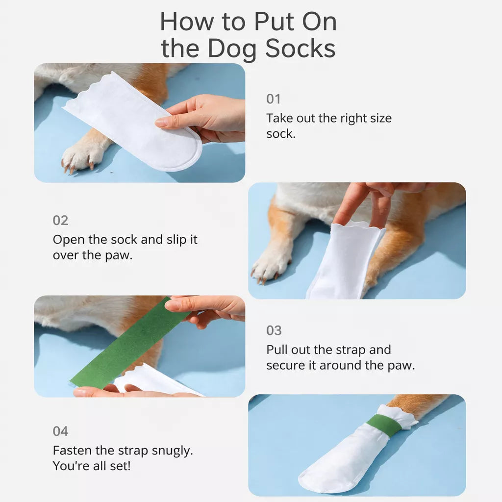 Disposable Waterproof Dog Paw Covers