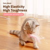 5-Piece Feather Cat Toy Set with Bells