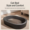 Oval Corrugated Cardboard Cat Scratcher Bed