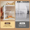 Indoor Pet Playpen with Door and Top