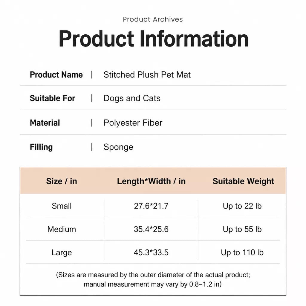 Nylon Pet Mat Bed for Dogs and Cats