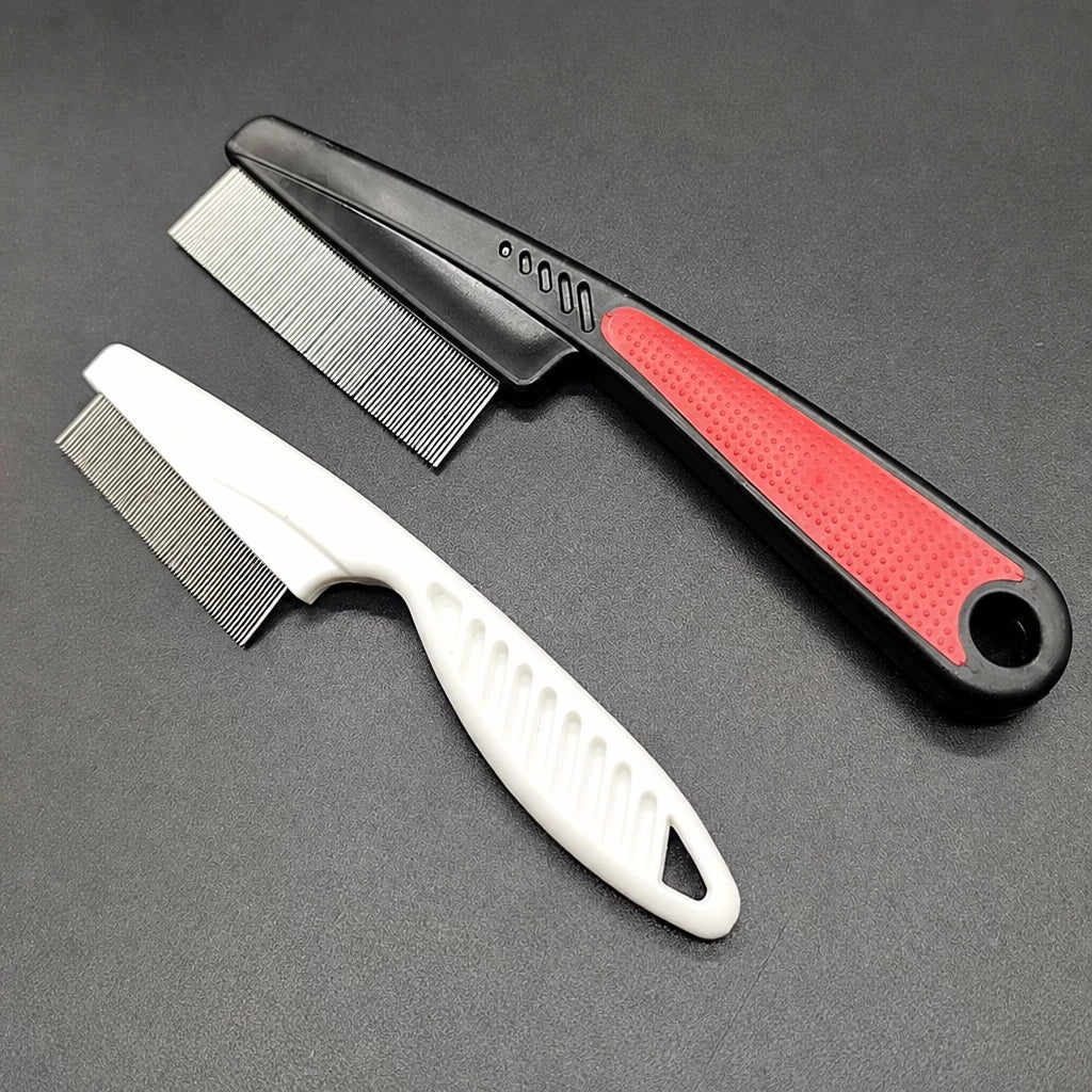 Fine-Tooth Flea Comb for Cats and Dogs