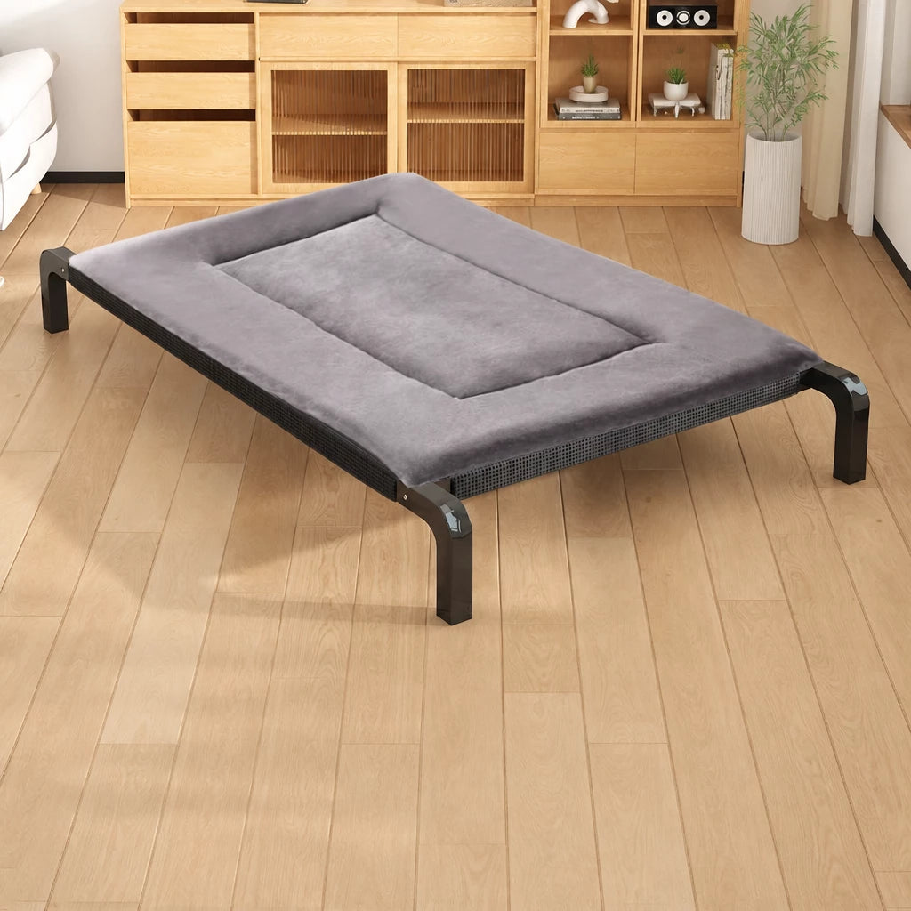 Raised Mesh Dog Cot with Iron Frame for Small to Large Dogs