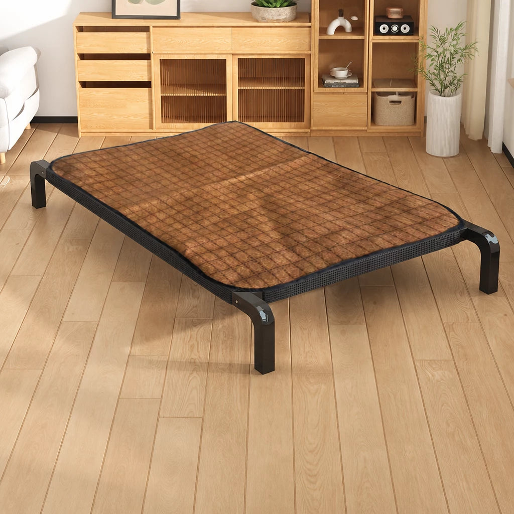 Raised Mesh Dog Cot with Iron Frame for Small to Large Dogs