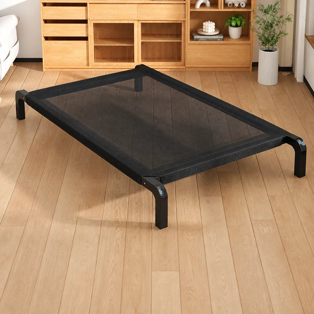 Raised Mesh Dog Cot with Iron Frame for Small to Large Dogs