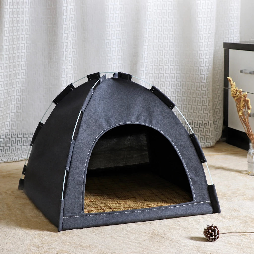 Foldable Pet Tent House with Washable Cover