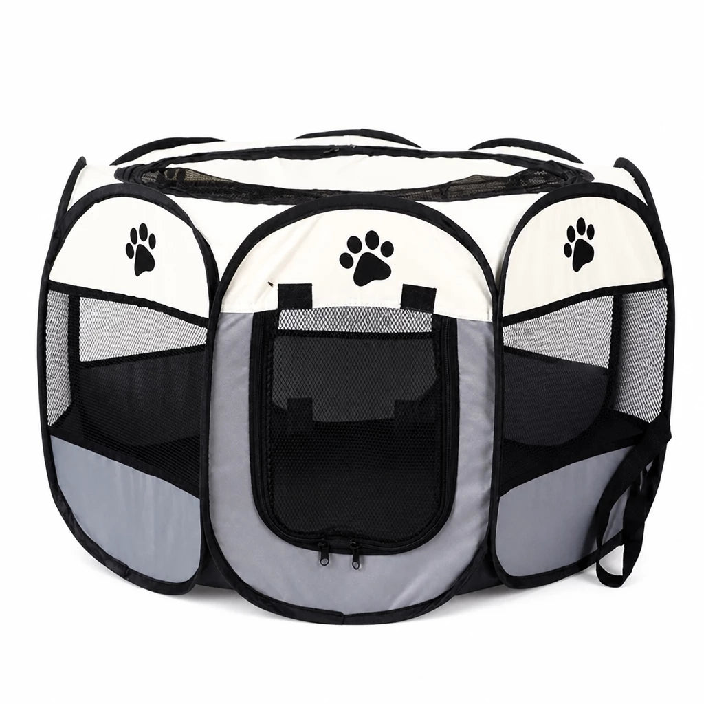 Foldable Octagonal Pet Tent for Cats & Dogs