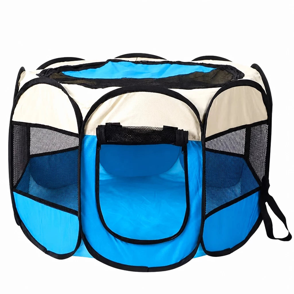 Foldable Octagonal Pet Tent for Cats & Dogs