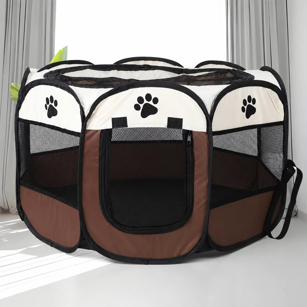 Foldable Octagonal Pet Tent for Cats & Dogs