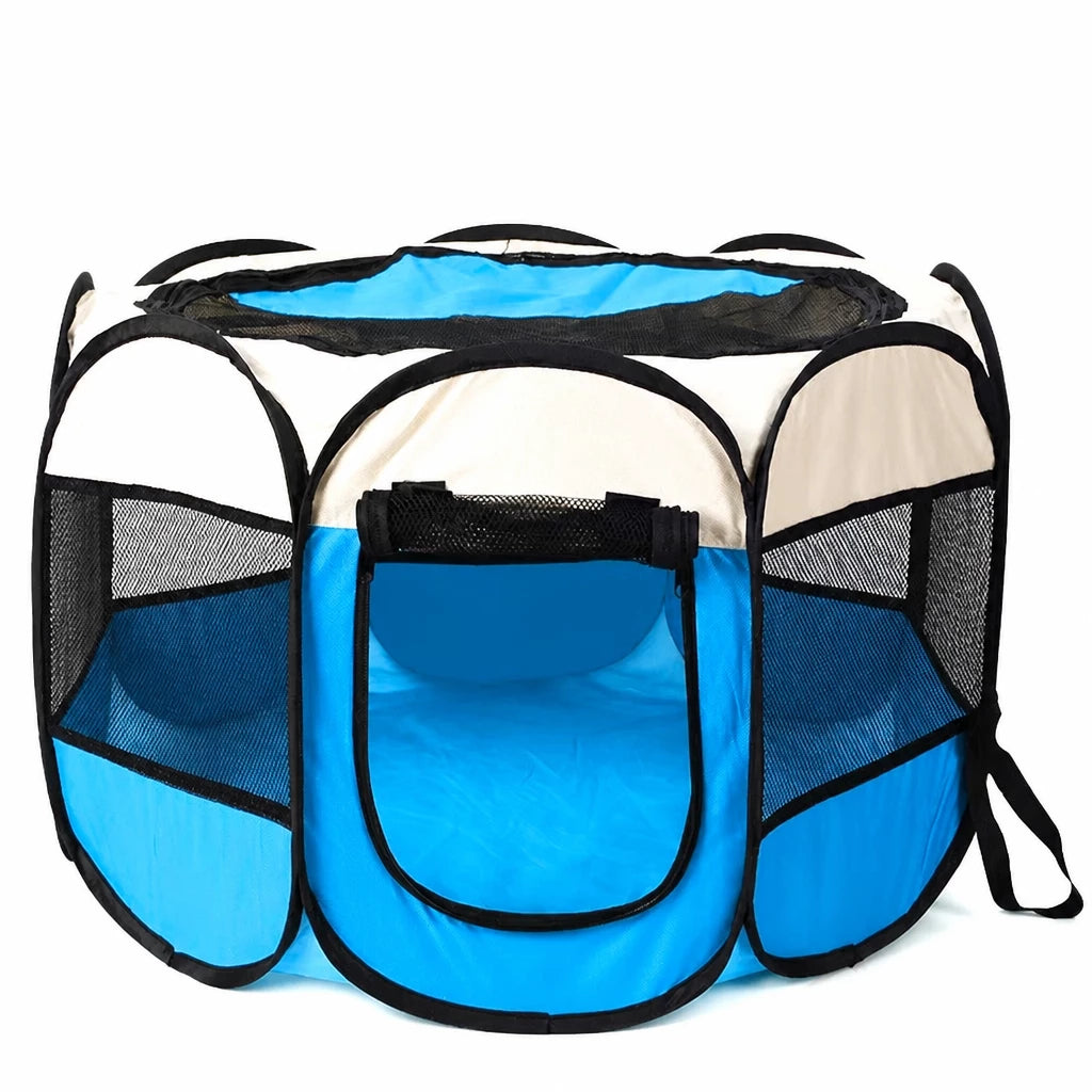 Foldable Octagonal Pet Tent for Cats & Dogs