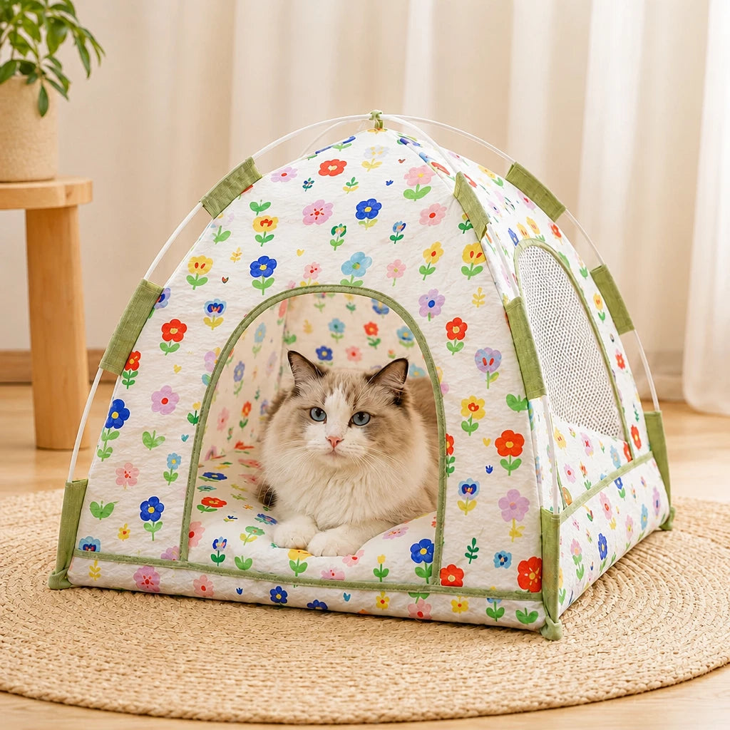 Indoor Cat & Dog Tent Bed