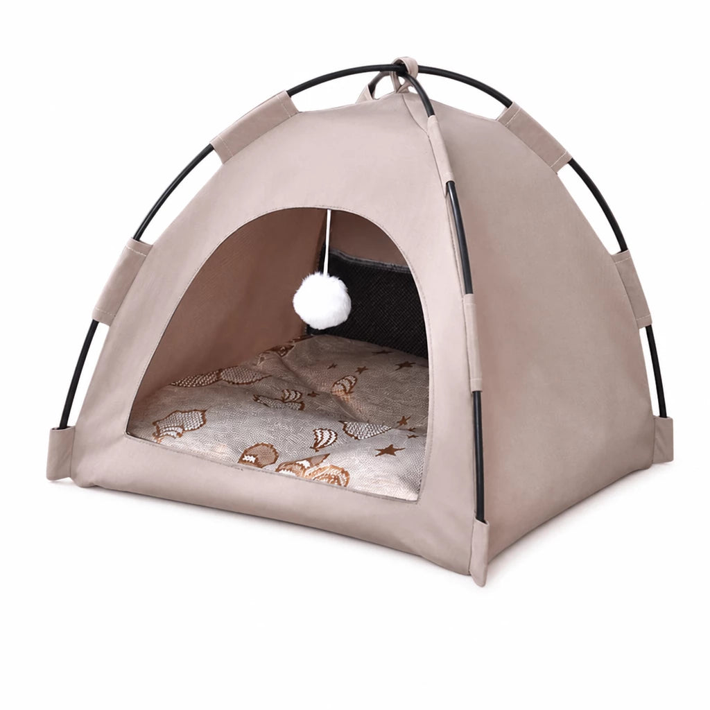 Foldable Indoor Cat Tent Bed