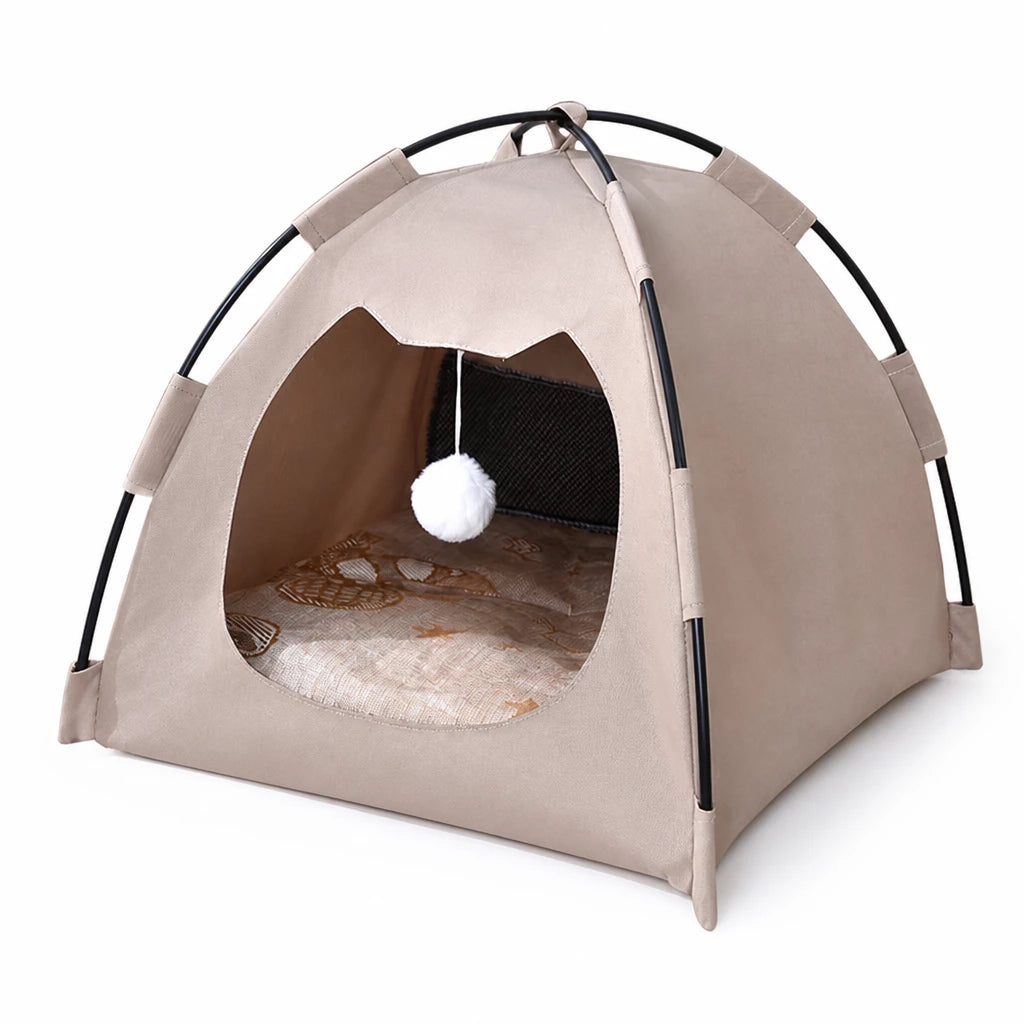 Foldable Indoor Cat Tent Bed