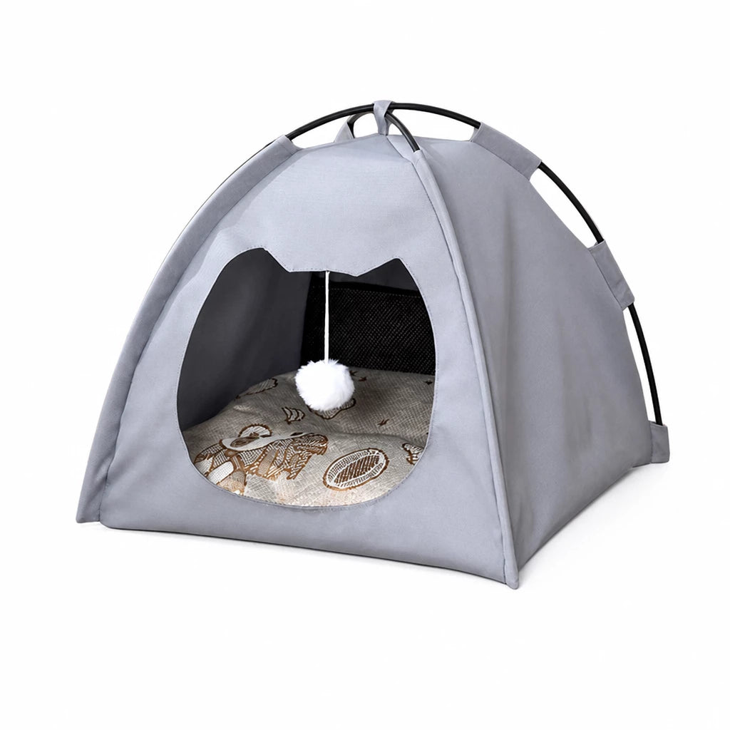 Foldable Indoor Cat Tent Bed