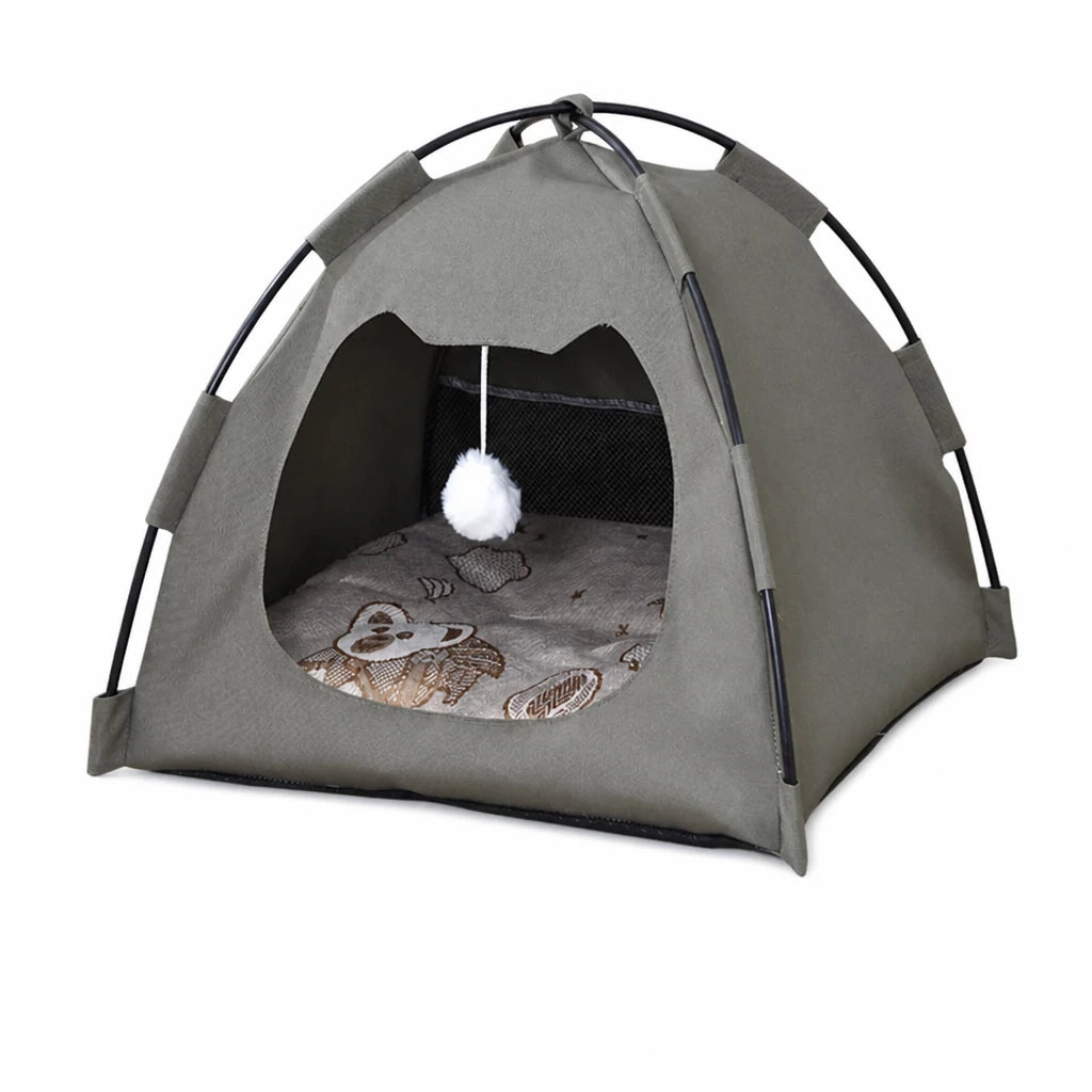 Foldable Indoor Cat Tent Bed
