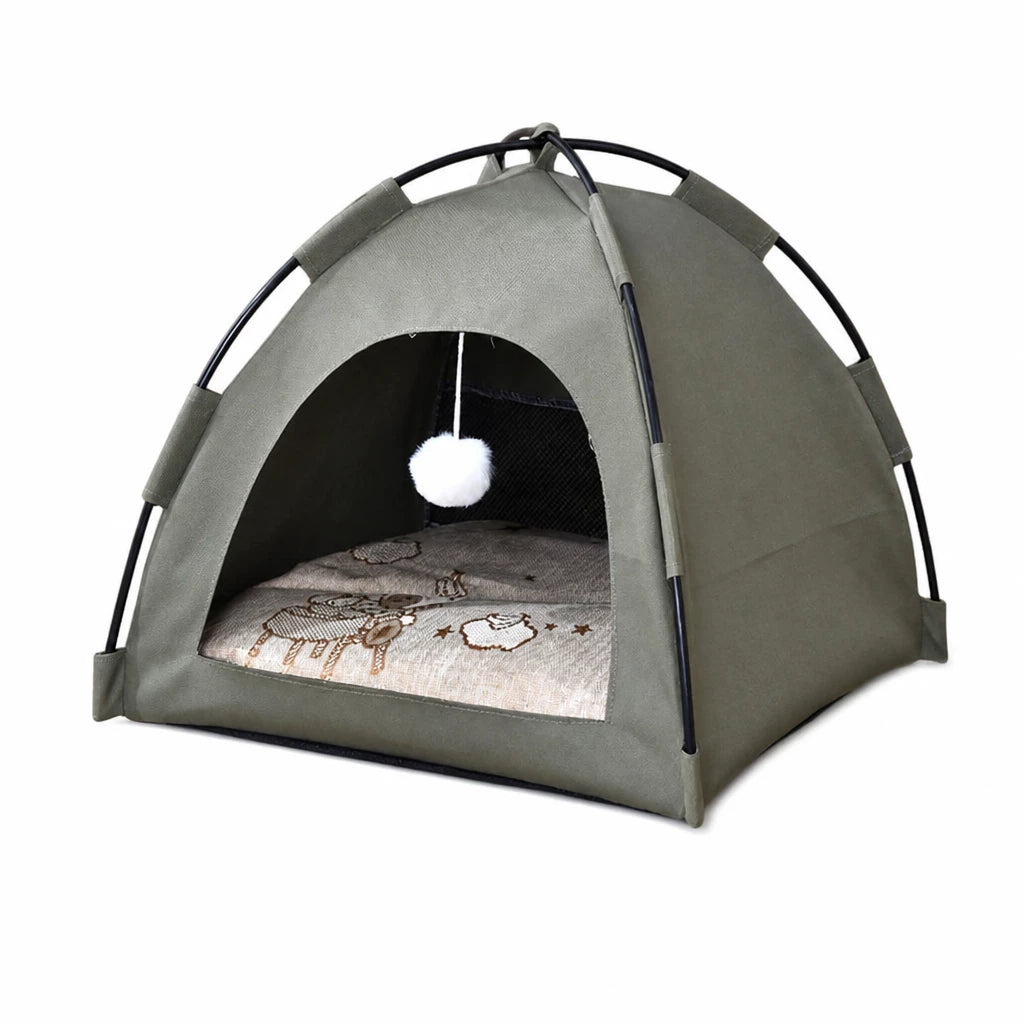 Foldable Indoor Cat Tent Bed
