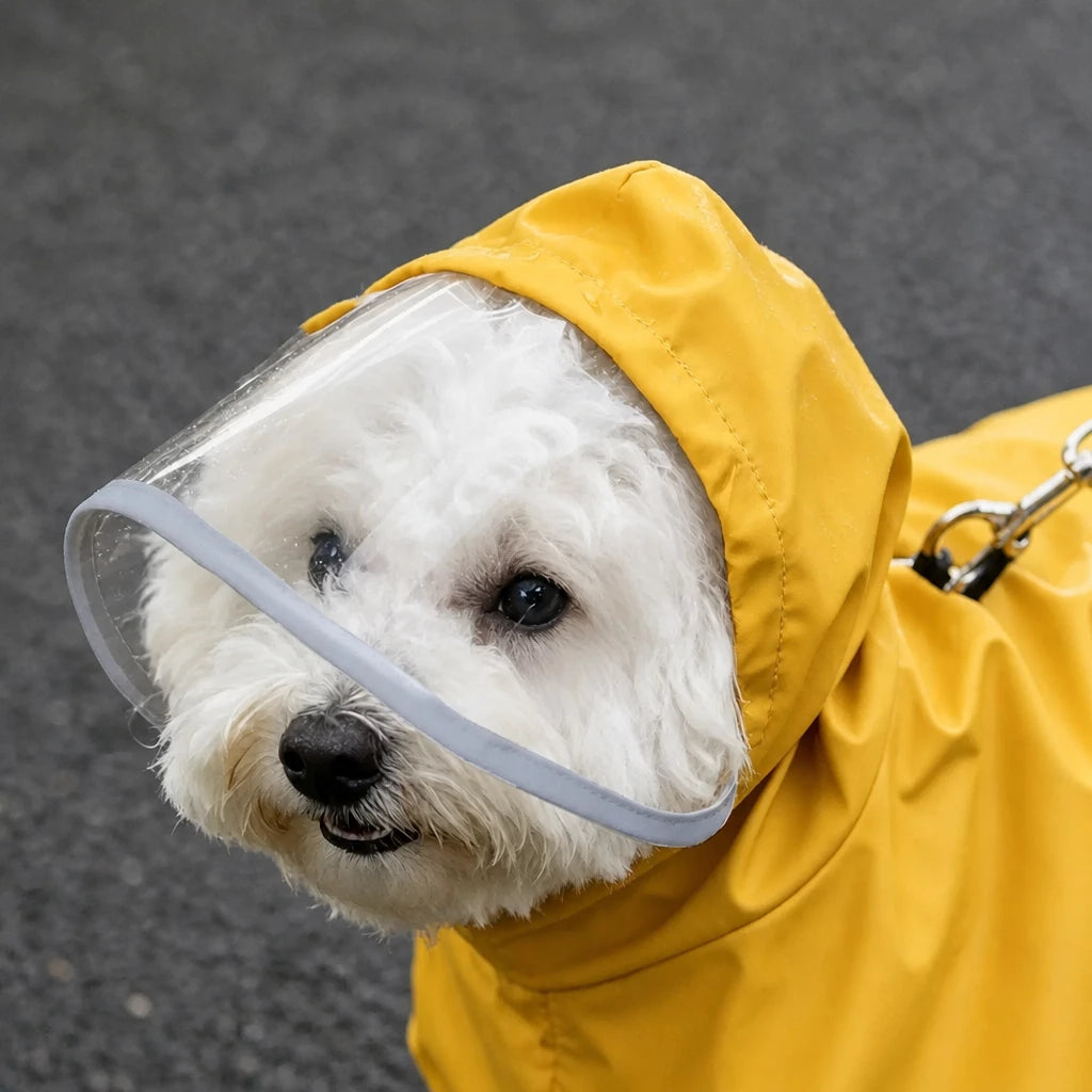 Dog Raincoat for Small and Medium Dogs