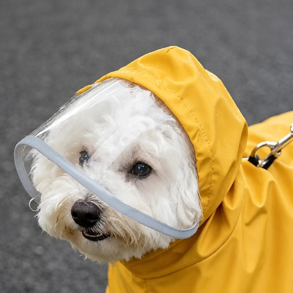 Dog Raincoat for Small and Medium Dogs