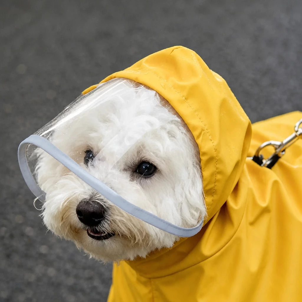 Dog Raincoat for Small and Medium Dogs