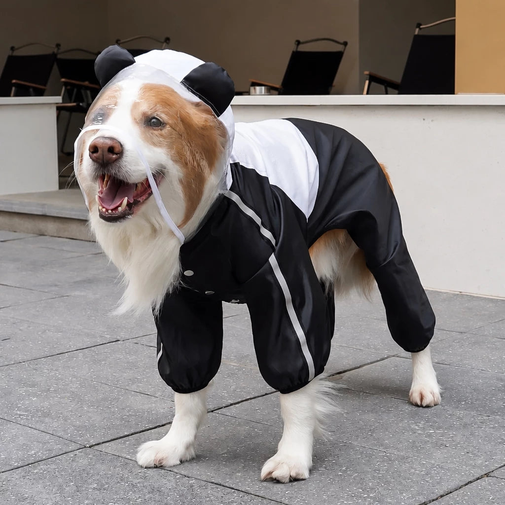 Full-Coverage Four-Leg Waterproof Raincoat for Dogs