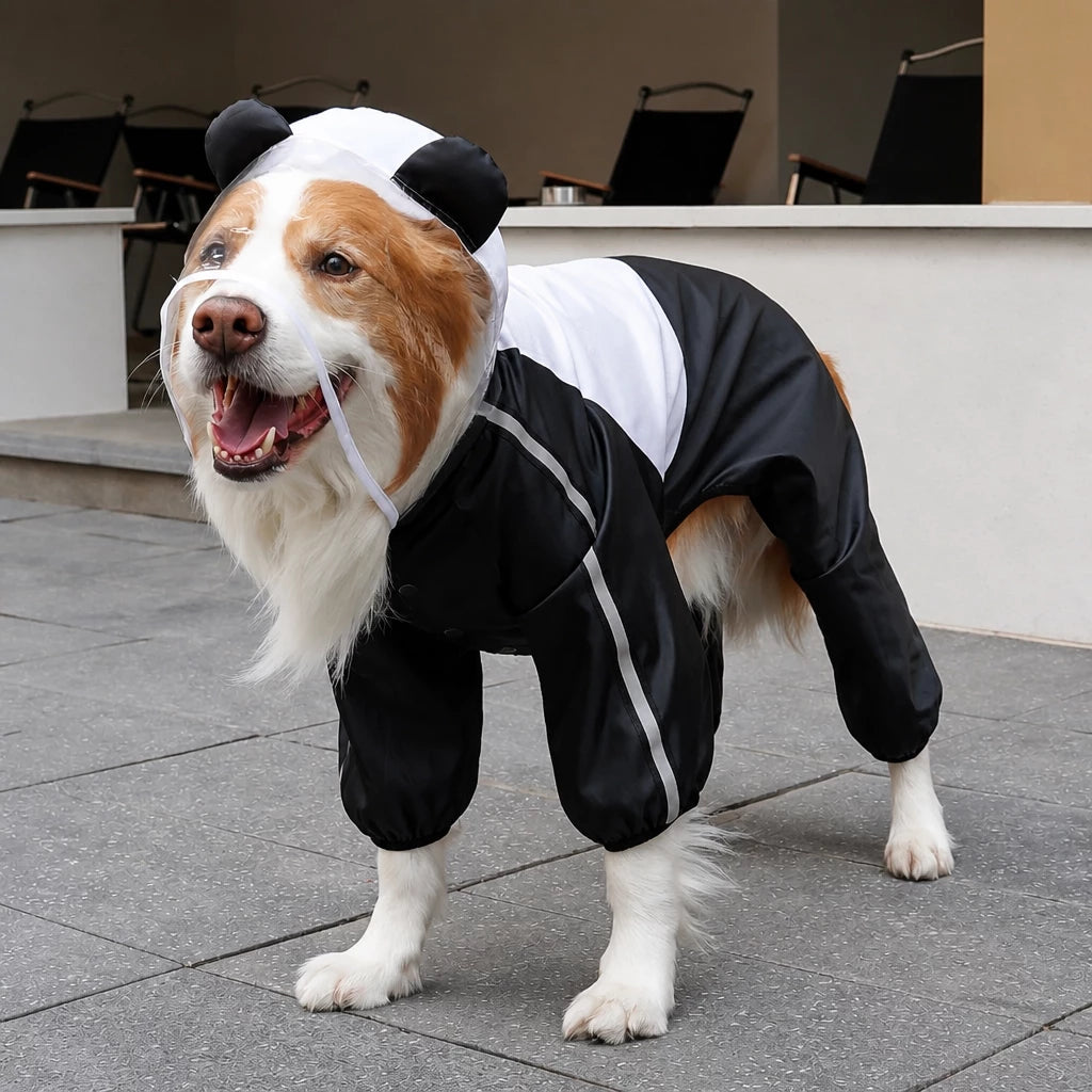 Full-Coverage Four-Leg Waterproof Raincoat for Dogs