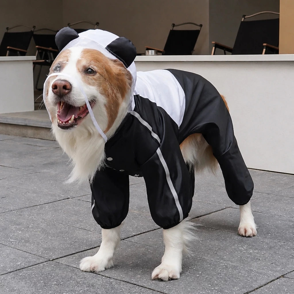Full-Coverage Four-Leg Waterproof Raincoat for Dogs