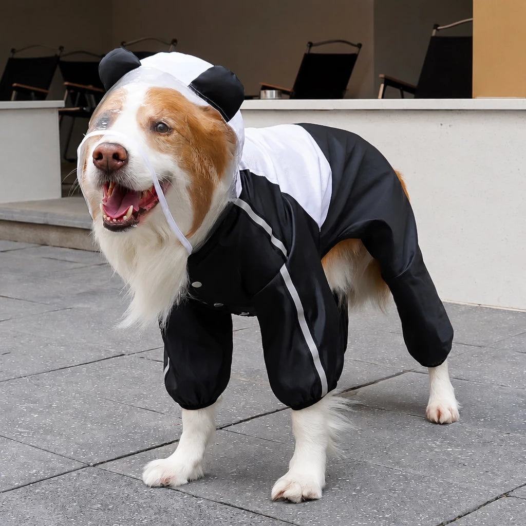 Full-Coverage Four-Leg Waterproof Raincoat for Dogs