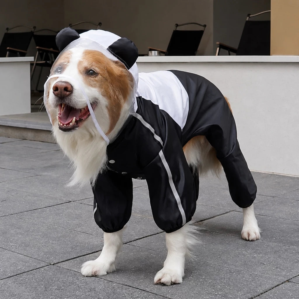 Full-Coverage Four-Leg Waterproof Raincoat for Dogs