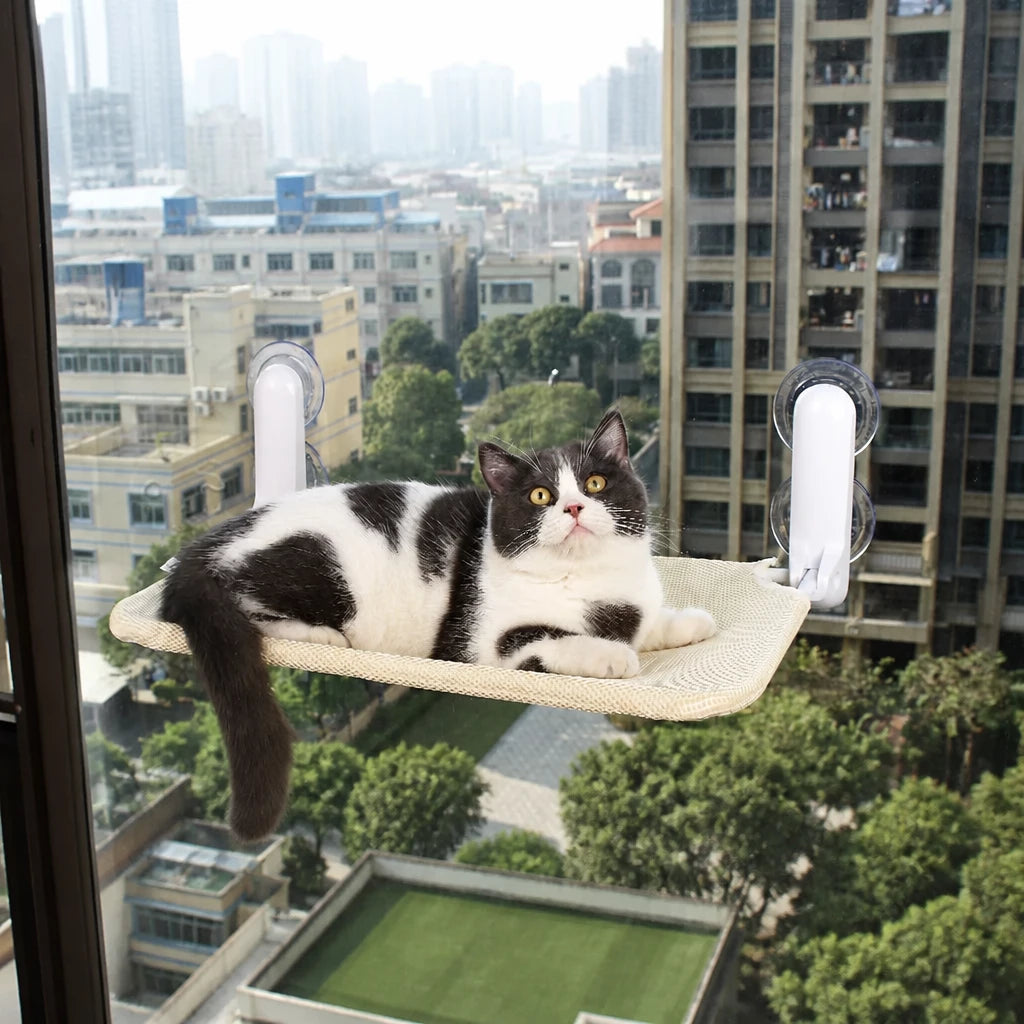 Cat Window Hammock with Suction Cup Mount
