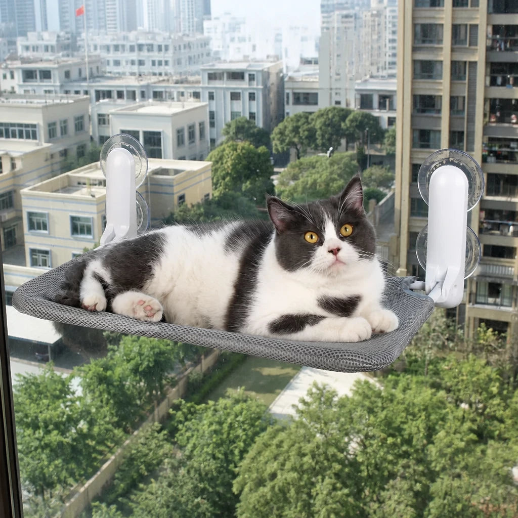 Cat Window Hammock with Suction Cup Mount