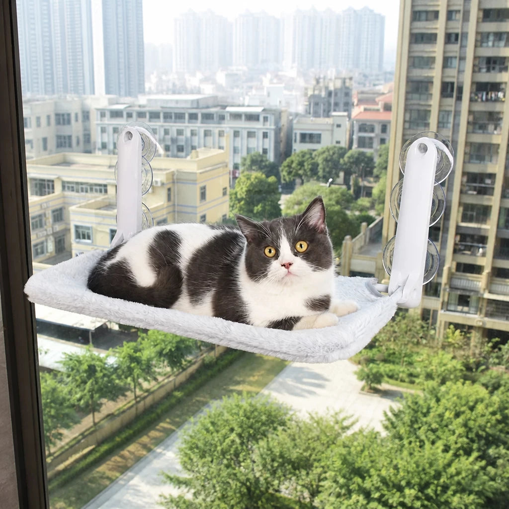 Cat Window Hammock with Suction Cup Mount