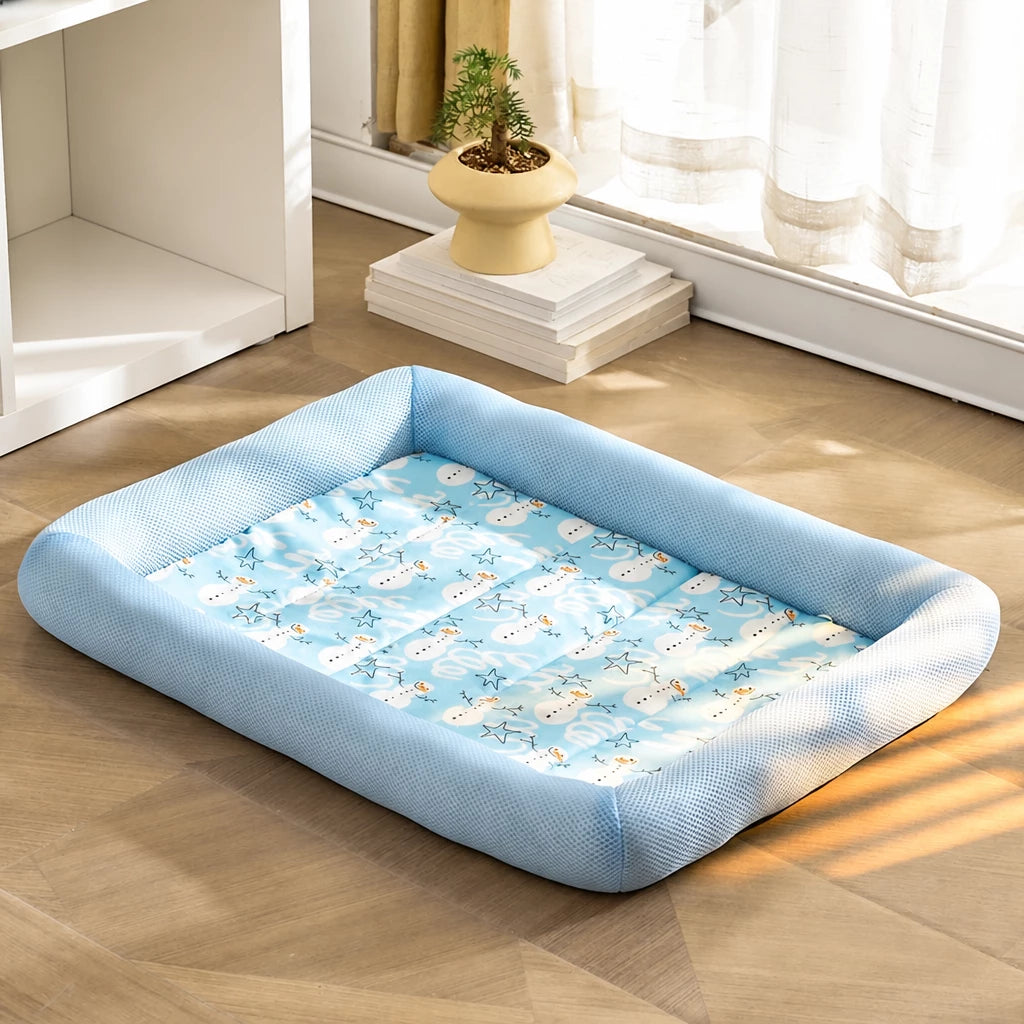 Cushioned Pet Bed Mat for Dogs and Cats