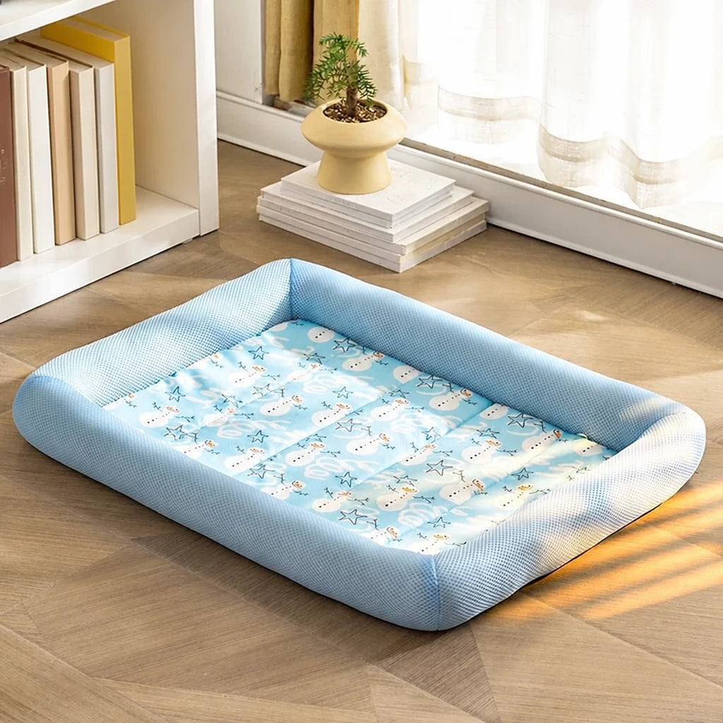 Cushioned Pet Bed Mat for Dogs and Cats
