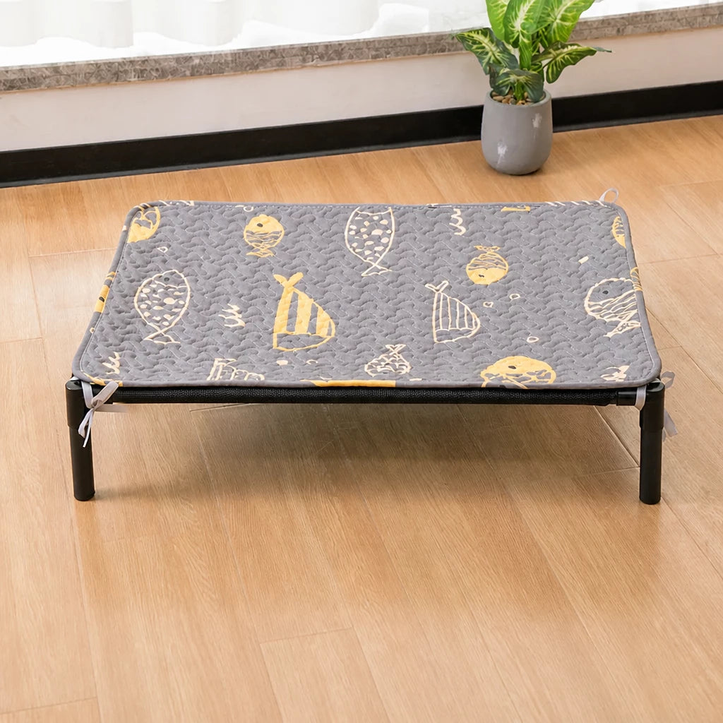 Elevated Dog & Cat Bed with Removable, Washable Pad