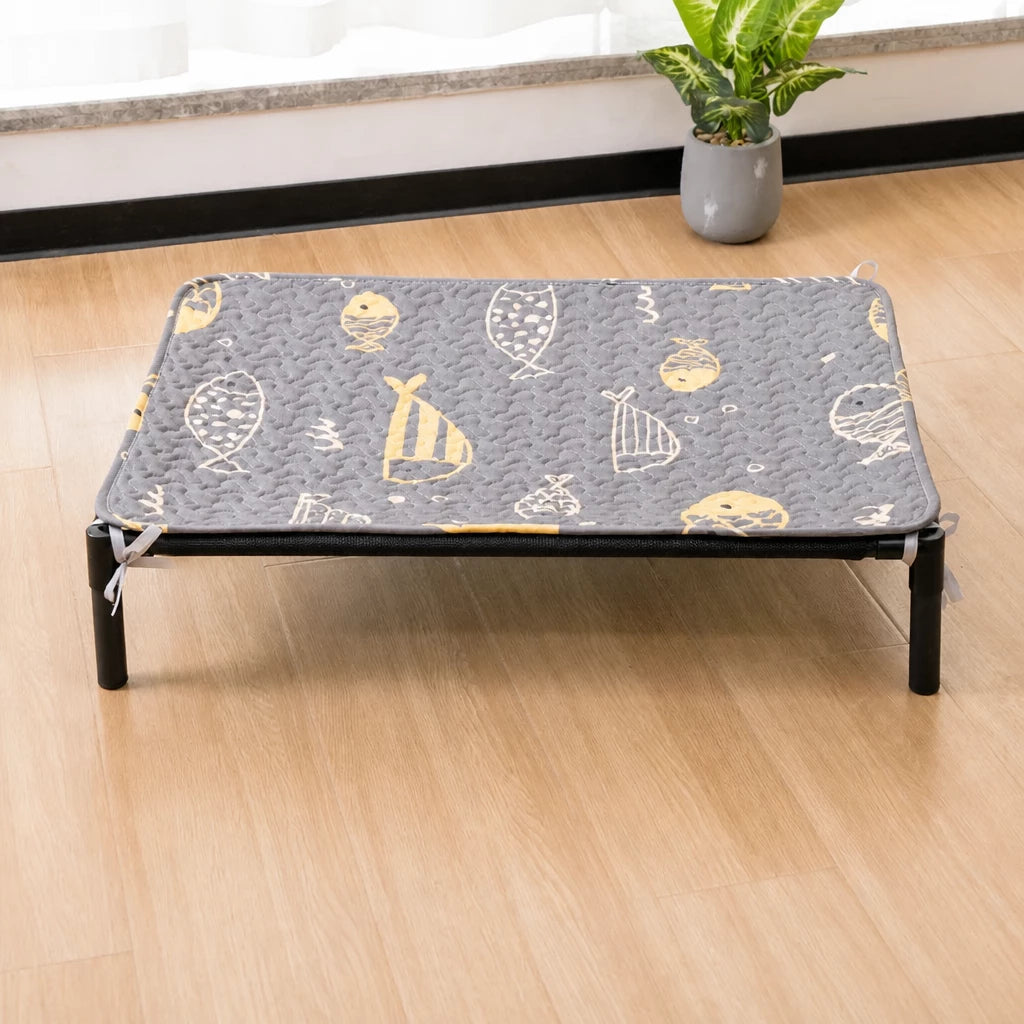 Elevated Dog & Cat Bed with Removable, Washable Pad