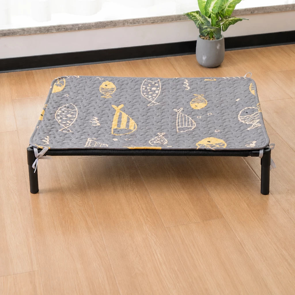 Elevated Dog & Cat Bed with Removable, Washable Pad
